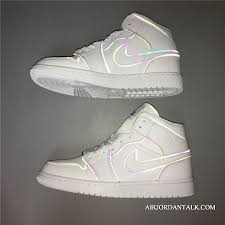 Nike Air Jordan 1 Mid White Pink And Black Trainers Pin On Jordan Shoes Girls