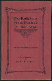 The religious significance of the war