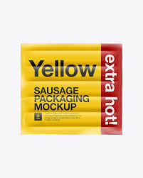 What does sausage stand for? 5 Sausages In Plastic Packaging Mockups Mockups Meaning In Hindi