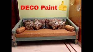 See more ideas about wooden sofa, wooden, sofa. Wooden Sofa Makeover Deco Paint Conversion Youtube