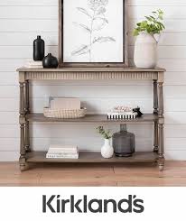 Decor Tip Decorate Your Entryway With An Open Shelf Console Table Tap The Image To Shop In 2020 Kirkland Home Decor Console Table Kirklands