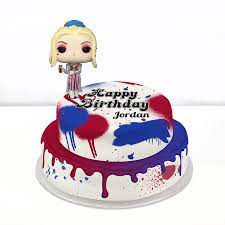 The animated series titled joker's favor in 1992. Bakerdays Personalised Harley Quinn Cake Bakerdays