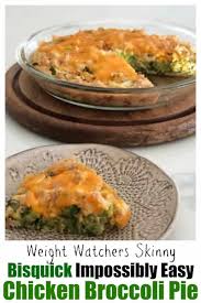 Bisquick Chicken Pot Pie Recipe Casserole Impossibly Easy Chicken And Broccoli Pie Recipe In 2020 Stuffed Peppers Bisquick Recipes