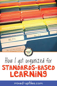 Get Organized For Standards Based Learning Standards Based Grading High School Standards Based Grading Teaching Standards