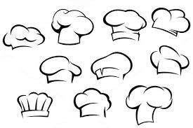 White Chef Hats Toques And Caps Chefs Hat Cartoon Chef Chef Logo