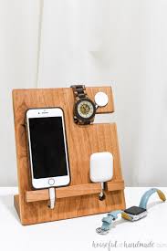 Nightstand Valet Docking Station Diy Gift Idea Houseful Of Handmade