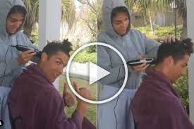 The very first is, he is the professional footballer who plays for portugal national team and the spanish real madrid. Cristiano Ronaldo Gets A Haircut From Girlfriend Georgina Rodriguez Watch Viral Video