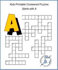 The best free online crossword is brand new, every day. Fun Kids Printable Crossword Puzzles Printable Crossword Puzzles Printables Kids Fun Worksheets For Kids