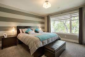 Keep in mind stripes look best if they are between 4 and 12 inches wide. 20 Trendy Bedrooms With Striped Accent Walls
