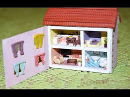 как сделать домик для кукол из коробки под обуви Kukolnyj Domik Miniatyura Chast 2 Dollhouse Miniature Part 2 Domiki Miniatyury Veshi Dlya Kukol