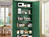 Amazon.com: GAIOUS 75.2" Tall Kitchen Food Pantry, Pantry ...