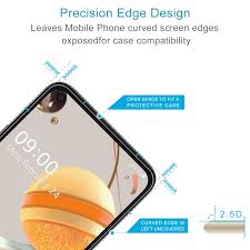 For LG Q61 0.26mm 9H 2.5D Tempered ...