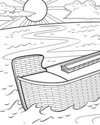 Noah's ark coloring page preschool. Noah S Ark Printable Coloring Pages