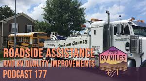 Common complaints include the time it takes for service people to arrive, and having to pay for services that members thought were covered but actually were not. Roadside Assistance And Rv Quality Improvements Rv Miles Podcast Episode 177 Youtube
