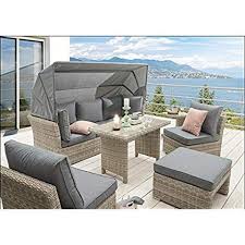 Destiny Lounge Loungegruppe Aruba Sitzgruppe Sofaset Faltdach Polyrattan Lounge Mobel Sitzgruppe Lounge