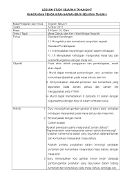 Soalan peperiksaan akhir tahun pendidikan muzik tahun 4 2015 via www.slideshare.net. Lesson Study Sejarah Tahun 2017