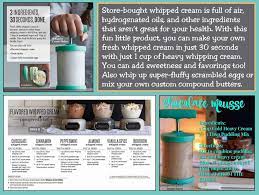 Makes 2 cups of whipped cream. Pampered Chef Whipped Cream Maker You Can Easily Make Your Own Homemade Fresh Fast Compoun Pampered Chef Desserts Pampered Chef Consultant Pampered Chef Party