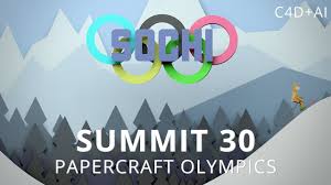 Summit 30 Papercraft Olympics Cinema 4d