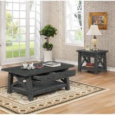 Find great deals on ebay for coffee table set rustic. Best Quality Furniture 2 Piece Rustic Grey Coffee Table And End Table Set Overstock 29004522