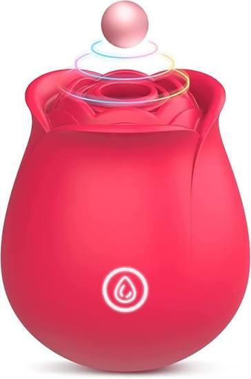 Amazon.com: Juguete de rosas para mujer, estimulador de clítoris recargable con 10 opciones de vibración, juguete sexual de placer para estimulación del clítoris y pezones, juguetes sensoriales para adultos, vibrador sexual para