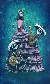 Quinceanera Day Of The Dead Art David Lozeau Art David Lozeau