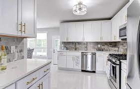 Marble collection wall u0026 floor tiles tiles portsmouth dtw ceramics fals. White Cabinet Kitchen With Marble Tile Floors And Marble Backsplash White Marble Kitchen Marble Floor Kitchen Kitchen Marble