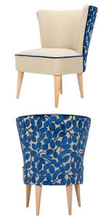 Our Norma Chair Is Upholstered In Stunning Indigo Designers Guild Fabric Chairuphols Reupholster Chair Upholstered Chairs Upholstered Swivel Chairs