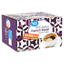 Maybe you would like to learn more about one of these? Great Value 100 Arabica French Roast Coffee Pods Dark Roast 96 Count From Walmart In Austin Tx Burpy Com