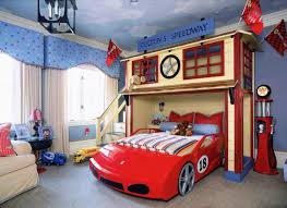 Replicating the fun race car look with bold colors and sturdy design, this bed will be a big hit with race car enthusiasts and kids alike. 55 Cool Car Beds For A Stylish Kids Room Shelterness