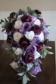 Dedicated floral experts · impeccable service · great prices Lavender Plum And Ivory Silk Wedding Flowers Silk Wedding Flowers And Bouquets Online Love Is Blooming Plum Wedding Flowers Wedding Flower Decorations Wedding Floral Centerpieces