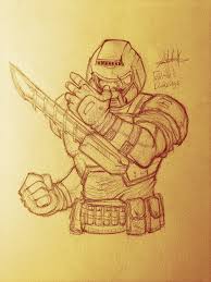 Doomguy Fan Art Character Design Doom Slayer Meme