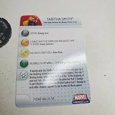 Heroclix Giant Size X-Men set Tabitha Smith #015 Common figure w/card