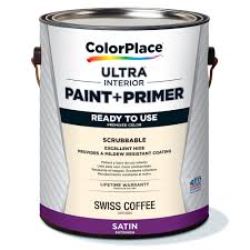 Swiss coffee paint colors the. Colorplace Ultra Interior Paint Primer Swiss Coffee Satin 1 Gallon Walmart Com Walmart Com
