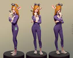 Artstation Mouse Girl David Fater David Rat Girl Girl