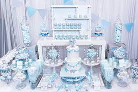 Baby Blue And Gray Elephant Baby Shower Gray Elephant Baby Shower Baby Shower Cute Baby Shower Ideas