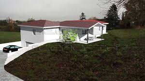 Maison En L Avec Sous Sol Sur Terrain En Pente Forte Maison Toule Plan Maison Plan Maison Architecte Maison Contemporaine