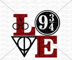 Download Harry Potter Love Design Svg Dxf Png Etc Plotten