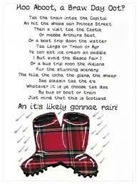I Love Walking In The Rain In Scotland With My Mac And Wellie Boots Scottish Poems Scottish Quotes Scottish Words