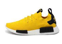Shop nmd r1's in white and orange from adidas. Adidas Nmd R1 Pk In Eqt Yellow Eqt Yellow Core Black Online Kaufen Asphaltgold