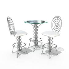 Pub table set in dining tables & sets in ontario. 3d Modern Bistro Table Set Cgtrader