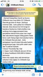 That site may have a privacy policy different from citibank and. Menunggu Janji Cashback Dari Kartu Kredit Citibank Media Konsumen