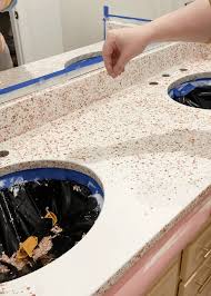 How are epoxy countertops made. Diy Faux Terrazzo Countertops A Beautiful Mess