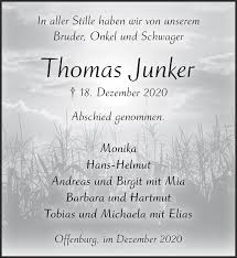 Thomas Junker | Trauerportal Ortenau