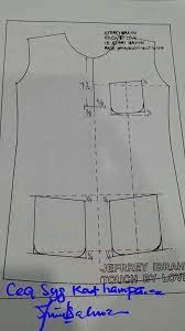 Kemudian, buat sketsa model baju sesuai keinginan. Daftar Pola Baju Ibi