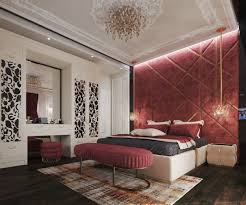 The graphic black and white print on the wall helps tie. Black White And Red Bedroom Decorating Ideas Awesome Decors