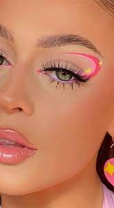 Here are 12 creative makeup looks you need to try! Creative Eye Makeup Art Ideas You Should Try Pink Milky Way