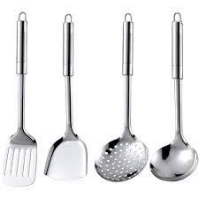 Not available at clybourn place. Stainless Steel Kitchen Utensils Set 4 Pieces Cooking Utensils Kitchen Utensils Cookware Set Kitchen Gadgets Soup Ladle Slotted Spoon Spatula Slotted Turner Walmart Canada