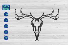 Free vector icons in svg, psd, png, eps and icon font. Deer Skull Svg Hunting Svg Halloween Clipart Animal Skull 337074 Svgs Design Bundles