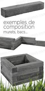 bordurette en pierre reconstituee schiste ton ardoise bordure pierre bordure de jardin en pierre jardiniere en pierre
