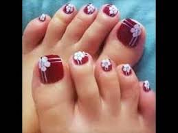 ¿muestras tus uñitas mal pintadas? Como Pintar Unas De Los Pies Unas Decoradas